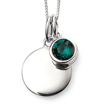 May BirthStone Pendant With Disc