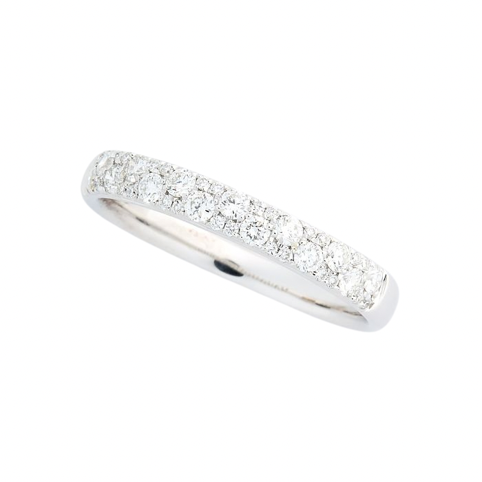 
            
                Load image into Gallery viewer, 9ct White Gold Diamond Eternity Band Ring
            
        