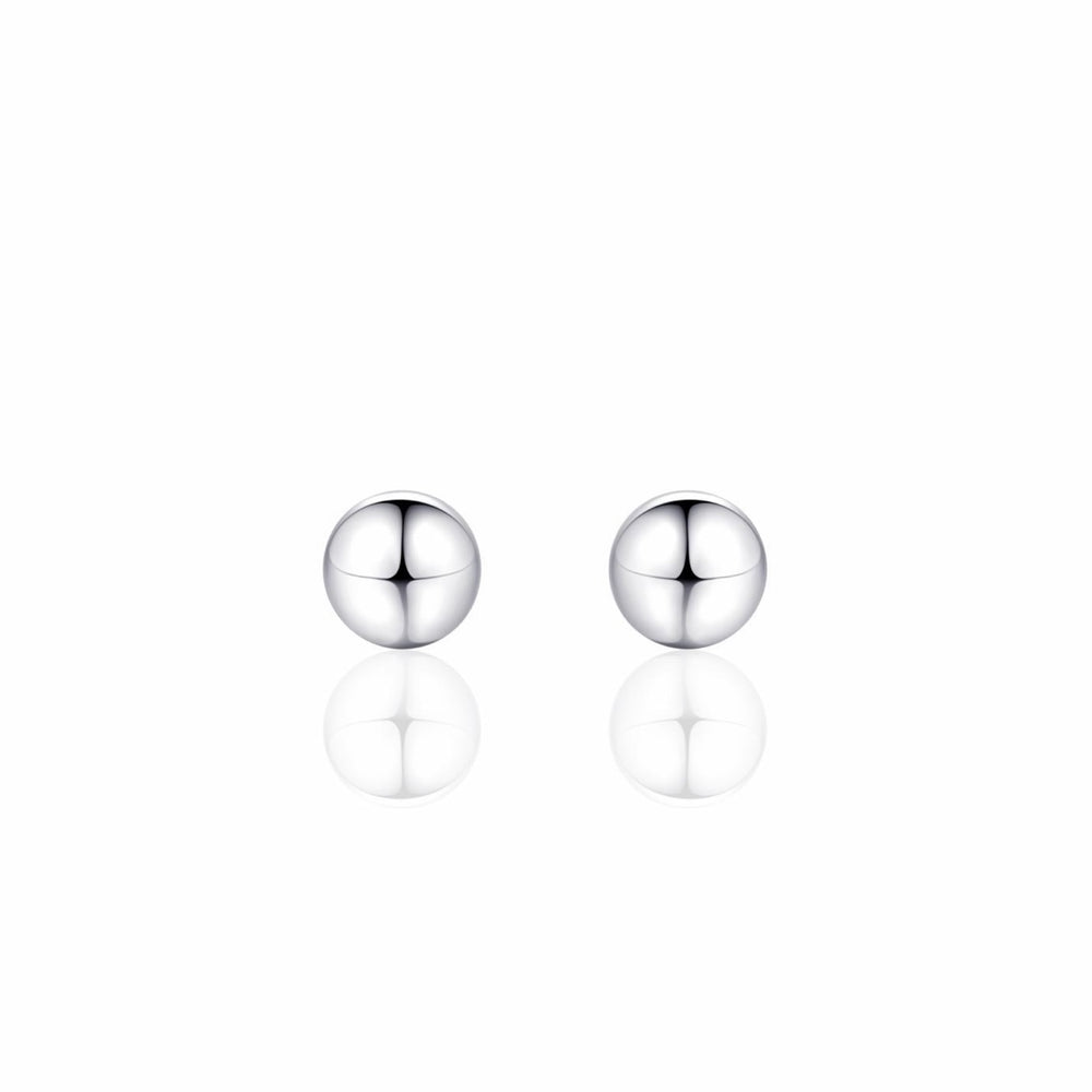 Gisser | Silver Ball Stud Earrings