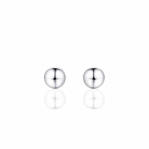 Gisser | Silver Ball Stud Earrings