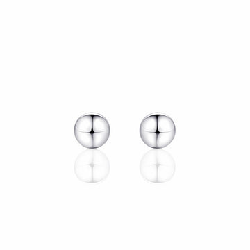 Gisser | Sterling Silver Ball Stud Earrings - 3mm, 4mm, 5mm, 6mm