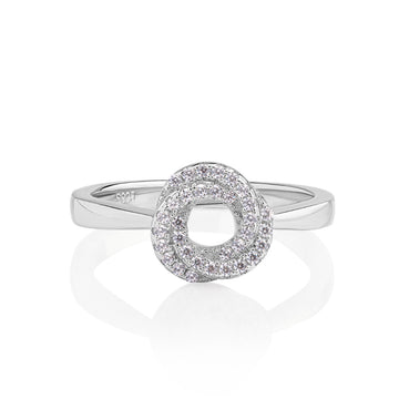 Real Effect | Sterling Silver Love Knot Ring
