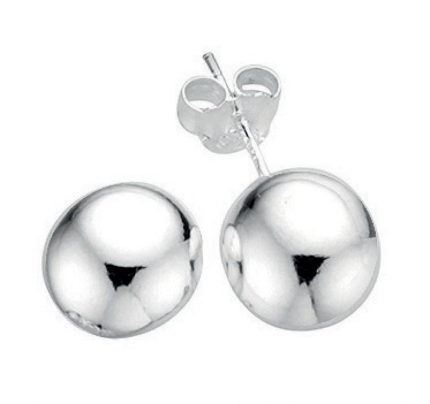 Sterling Silver 6mm Ball Studs Earrings - Maudes The Jewellers