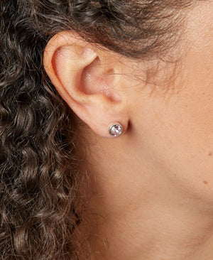 June Birthstone Stud Earrings - Maudes The Jewellers