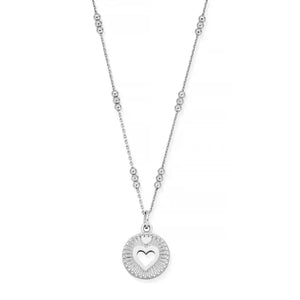 ChloBo | Triple Bobble Chain Guiding Heart Necklace