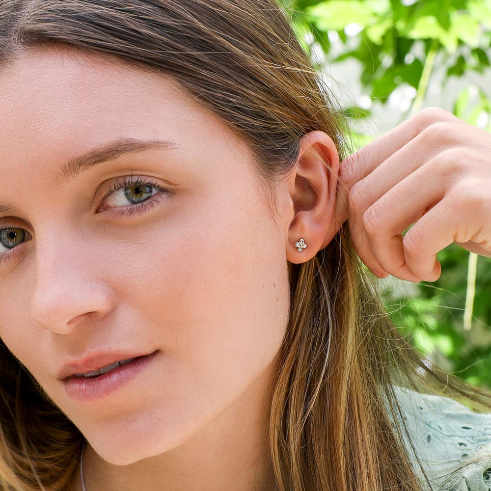 Kit Heath | Blossom Flyte Honey Flower Stud Earrings - Maudes The Jewellers