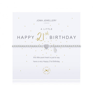Joma Jewellery | Happy 21st Birthday Bracelet7
