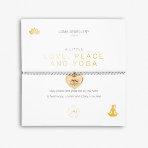 Joma Jewellery | Love, Peace And Yoga Bracelet
