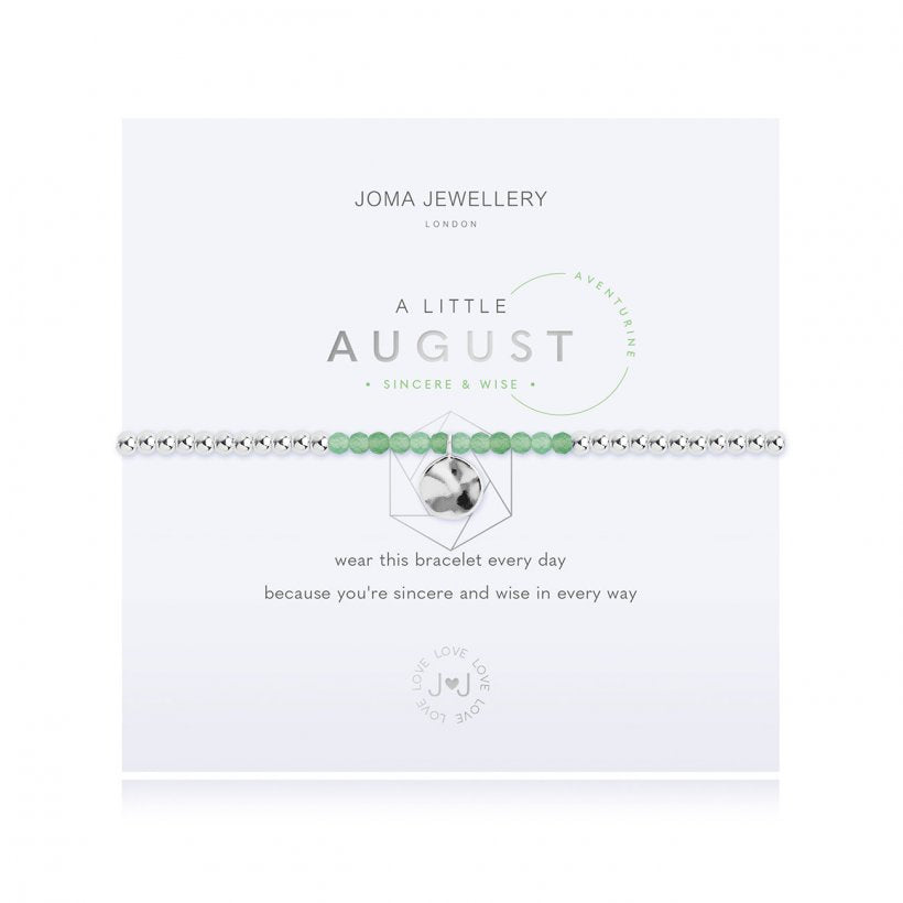 Joma Jewellery | Birthstone August Aventurine Bracelet