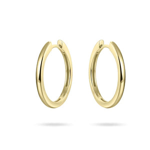 Gisser | Gold Plated Silver Hoops