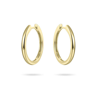 Gisser | Gold Plated Sterling Silver Hoops - 13.5mm, 18mm, 22mm