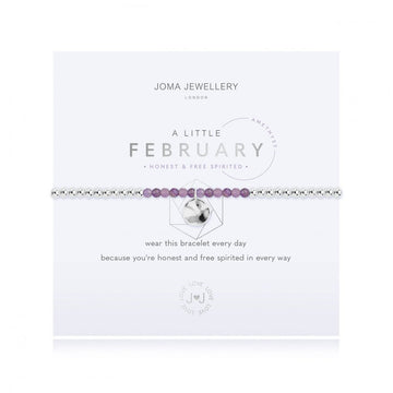 Joma Jewellery | February Birthstone Amethyst Bracelet