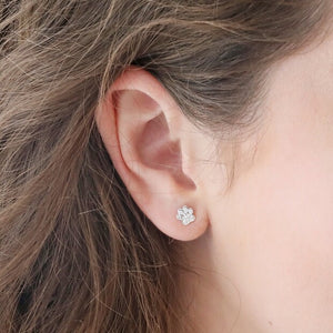 Lisa Angel | Hypoallergenic Crystal Paw Print Stud Earrings