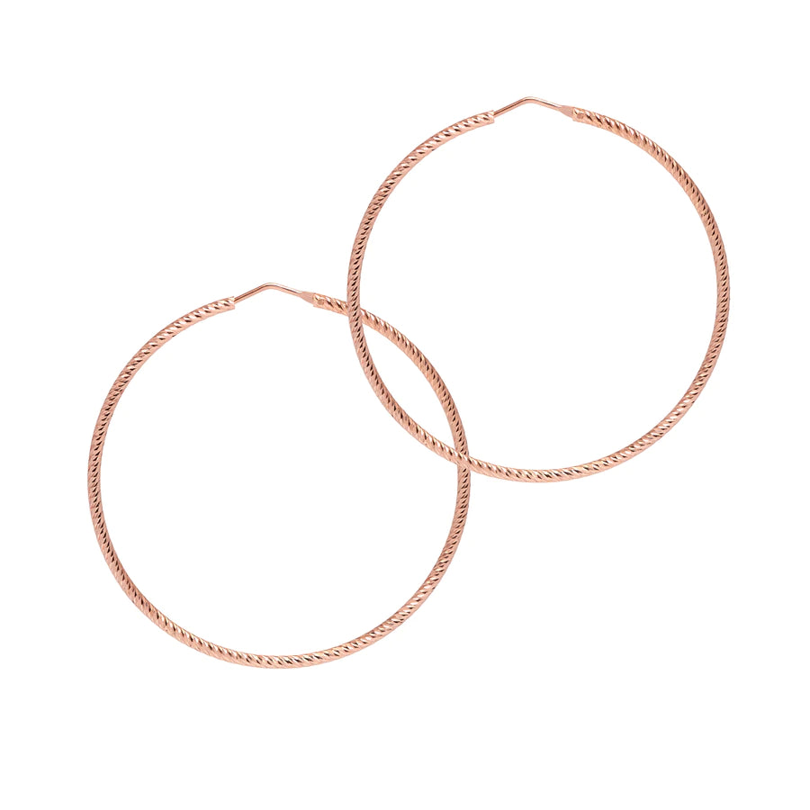 The Hoop Station | Roma Hoops - Rose Gold