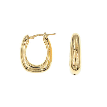 The Hoop Station | Electroform Oval Hoop Earrings