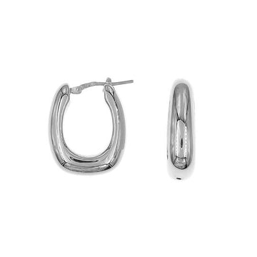 The Hoop Station | Electroform Oval Hoop Earrings
