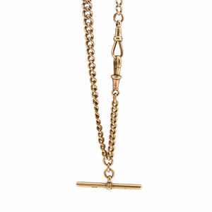 Pre-owned 9ct Rose Gold T-Bar Albert Chain