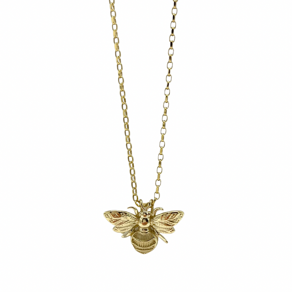 Diamond honey 2025 bee necklace